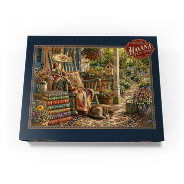Wildflower Cottage Book Porch 1000 Jigsaw Puzzle box view3