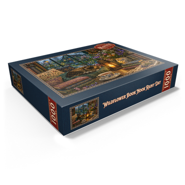 Wildflower Book Nook Rainy Day 1000 Jigsaw Puzzle box view1