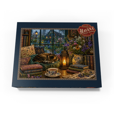 Wildflower Book Nook Rainy Day 1000 Jigsaw Puzzle box view3