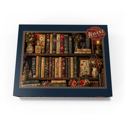 Vintage Literary Wildflower Shelf 300 Jigsaw Puzzle box view3