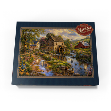 Vintage Farmhouse Mill After the Rain 500 Jigsaw Puzzle box view3