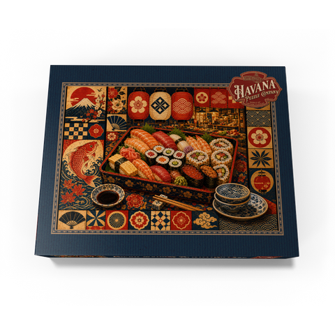 Sushi Market Bento Collage 300 Jigsaw Puzzle box view3