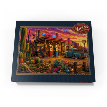 Old Filling Station Cactus Garden 500 Jigsaw Puzzle box view3