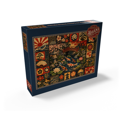 Koi Pond Garden Poster Collage 300 Jigsaw Puzzle box view2
