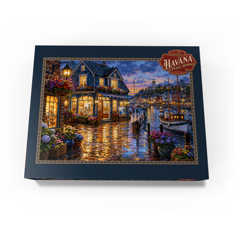 Harbor Gallery Rainy Evening 500 Jigsaw Puzzle box view3