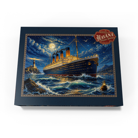 Grand Ocean Liner Night Voyage 1000 Jigsaw Puzzle box view3