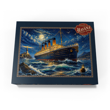 Grand Ocean Liner Night Voyage 500 Jigsaw Puzzle box view3