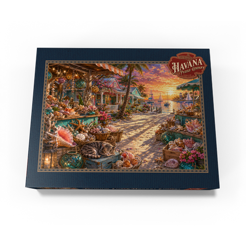 Florida Shell Market Sunset 300 Jigsaw Puzzle box view3