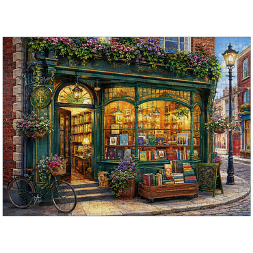 puzzleplate Charming Dublin Bookstore 300 Jigsaw Puzzle