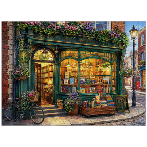 puzzleplate Charming Dublin Bookstore 300 Jigsaw Puzzle