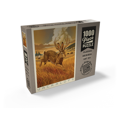 Legends Of The National Parks: Scampering Jackalope 1000 Jigsaw Puzzle box view2