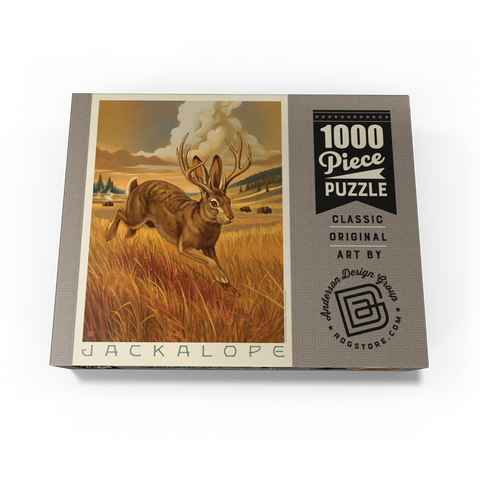 Legends Of The National Parks: Scampering Jackalope 1000 Jigsaw Puzzle box view3