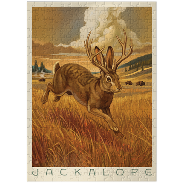 puzzleplate Legends Of The National Parks: Scampering Jackalope 300 Jigsaw Puzzle