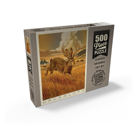 Legends Of The National Parks: Scampering Jackalope 500 Jigsaw Puzzle box view2