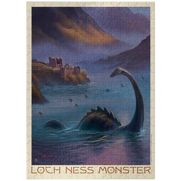 puzzleplate Mythical Creatures: Loch Ness Monster In The Mist 300 Jigsaw Puzzle