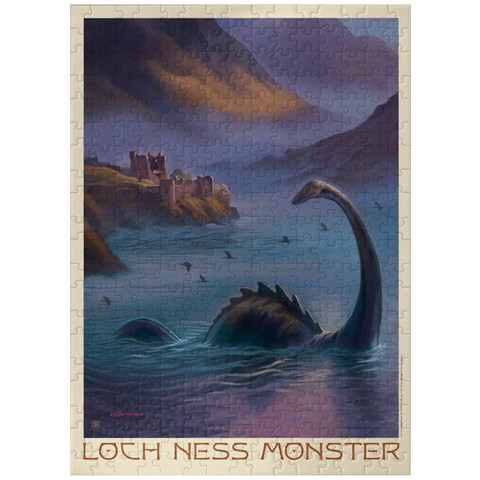 puzzleplate Mythical Creatures: Loch Ness Monster In The Mist 300 Jigsaw Puzzle