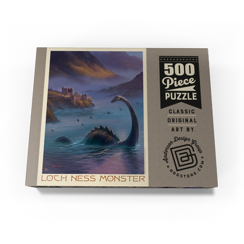 Mythical Creatures: Loch Ness Monster In The Mist 500 Jigsaw Puzzle box view3