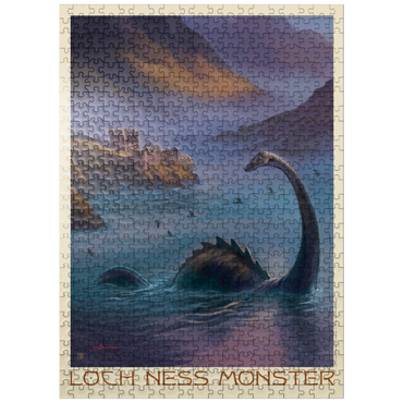 puzzleplate Mythical Creatures: Loch Ness Monster In The Mist 500 Jigsaw Puzzle