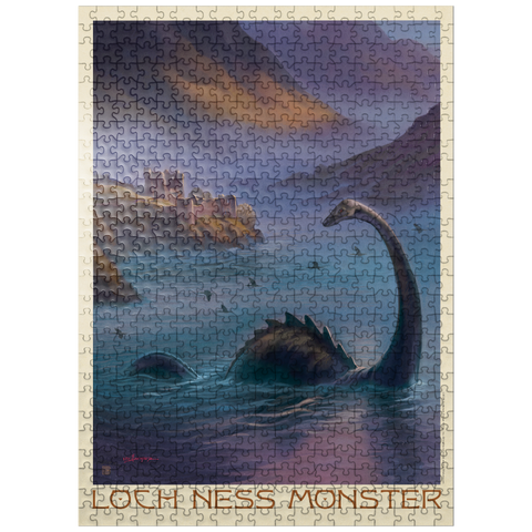 puzzleplate Mythical Creatures: Loch Ness Monster In The Mist 500 Jigsaw Puzzle