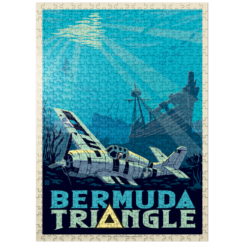 puzzleplate Bermuda Triangle Shipwreck Mystery 500 Jigsaw Puzzle