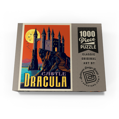 Castle Dracula Moonlit Gothic Mystery 1000 Jigsaw Puzzle box view3