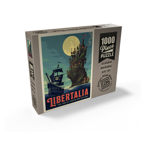 Libertalia: The Pirate Paradise 1000 Jigsaw Puzzle box view2