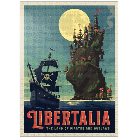 puzzleplate Libertalia: The Pirate Paradise 1000 Jigsaw Puzzle
