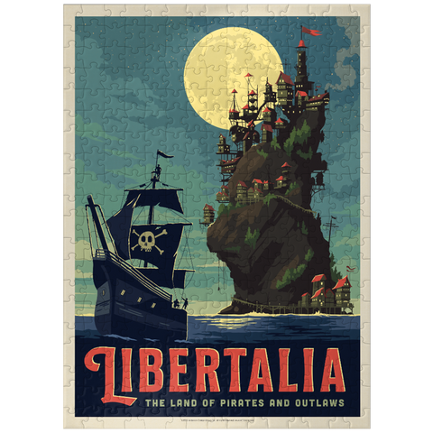 puzzleplate Libertalia: The Pirate Paradise 300 Jigsaw Puzzle