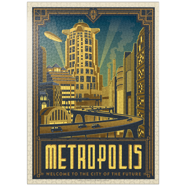 puzzleplate Metropolis: City Of The Future 1000 Jigsaw Puzzle