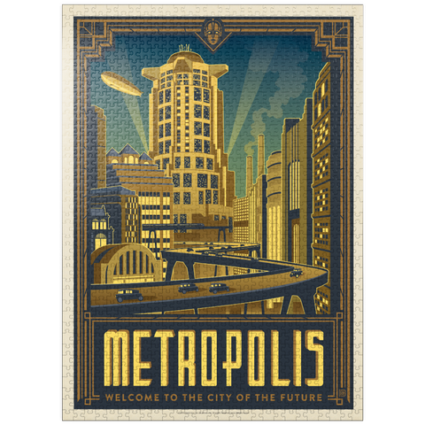 puzzleplate Metropolis: City Of The Future 1000 Jigsaw Puzzle