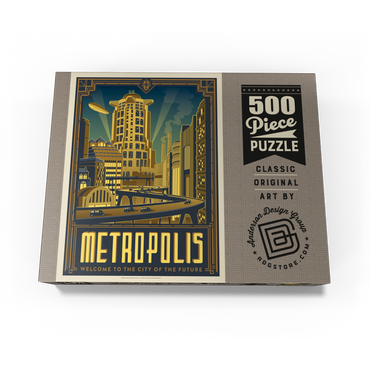 Metropolis: City Of The Future 500 Jigsaw Puzzle box view3