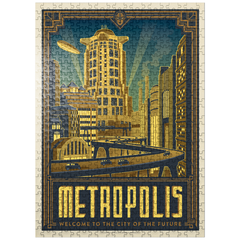 puzzleplate Metropolis: City Of The Future 500 Jigsaw Puzzle
