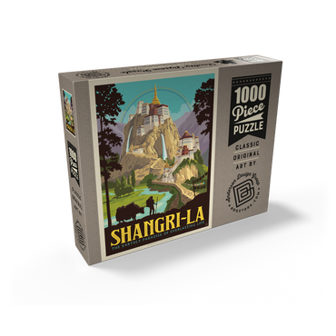 Shangri La Mountain Paradise Serenity 1000 Jigsaw Puzzle box view2