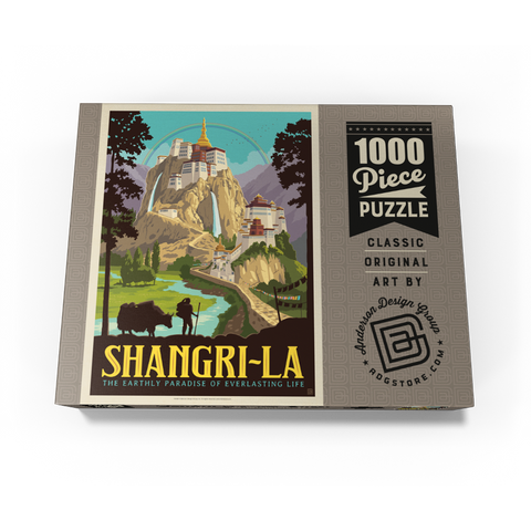 Shangri La Mountain Paradise Serenity 1000 Jigsaw Puzzle box view3