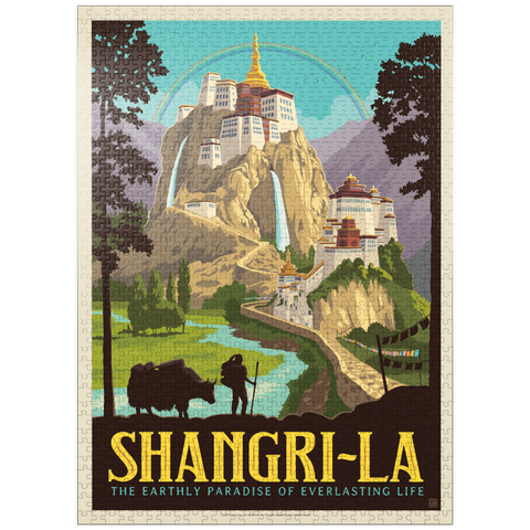 puzzleplate Shangri La Mountain Paradise Serenity 1000 Jigsaw Puzzle