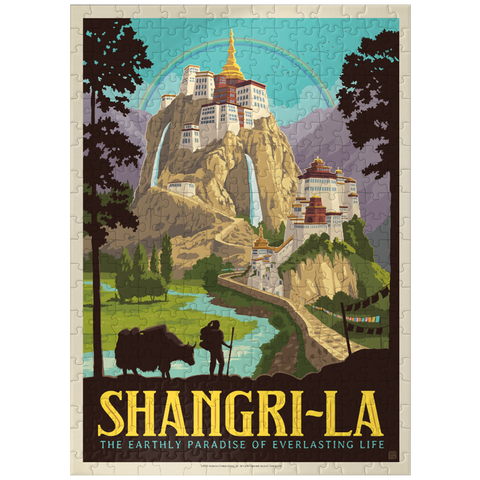 puzzleplate Shangri La Mountain Paradise Serenity 300 Jigsaw Puzzle