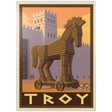 puzzleplate Troy: Gift Of The Trojan Horse 1000 Jigsaw Puzzle