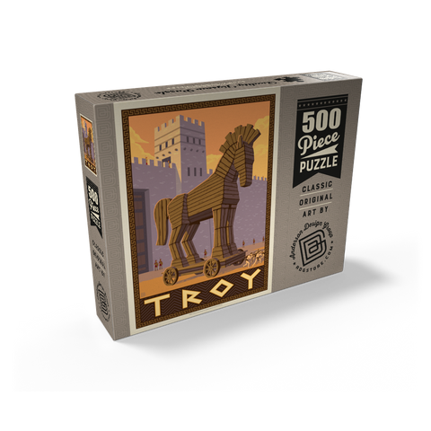 Troy: Gift Of The Trojan Horse 500 Jigsaw Puzzle box view2