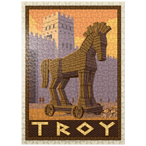 puzzleplate Troy: Gift Of The Trojan Horse 500 Jigsaw Puzzle