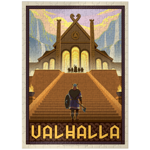 puzzleplate Valhalla Viking Hall Epic Ascent 300 Jigsaw Puzzle