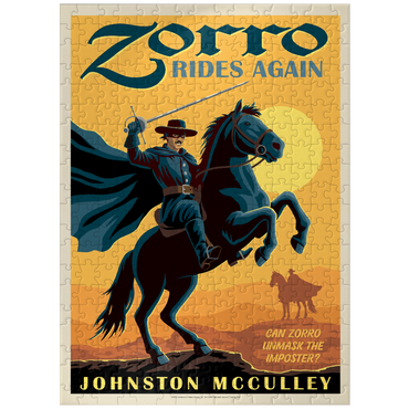 puzzleplate Zorro Rides Again: Johston McCulley 300 Jigsaw Puzzle
