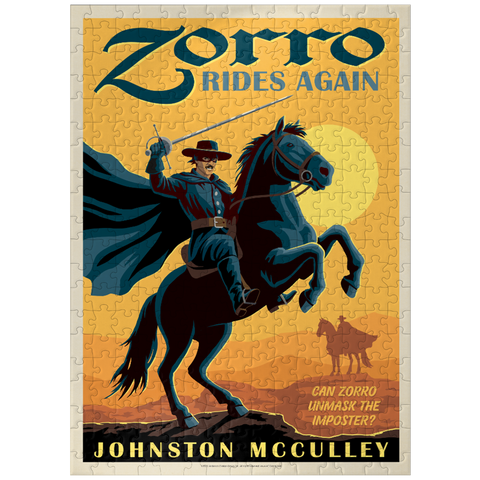 puzzleplate Zorro Rides Again: Johston McCulley 300 Jigsaw Puzzle