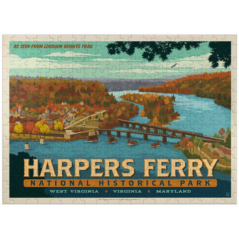 puzzleplate Harpers Ferry National Historical Park: Loudoun Heights Trail 300 Jigsaw Puzzle