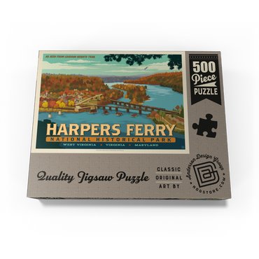 Harpers Ferry National Historical Park: Loudoun Heights Trail 500 Jigsaw Puzzle box view3