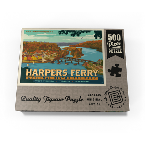 Harpers Ferry National Historical Park: Loudoun Heights Trail 500 Jigsaw Puzzle box view3