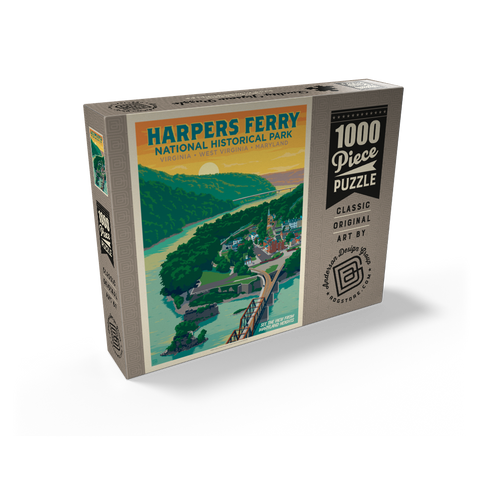 Harpers Ferry National Historical Park: Maryland Heights 1000 Jigsaw Puzzle box view2