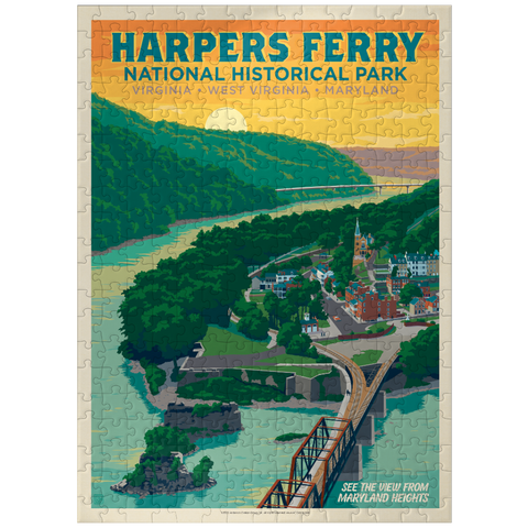 puzzleplate Harpers Ferry National Historical Park: Maryland Heights 300 Jigsaw Puzzle