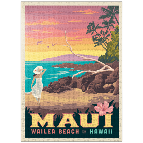 puzzleplate Hawai'i: Maui (Wailea Beach) 1000 Jigsaw Puzzle