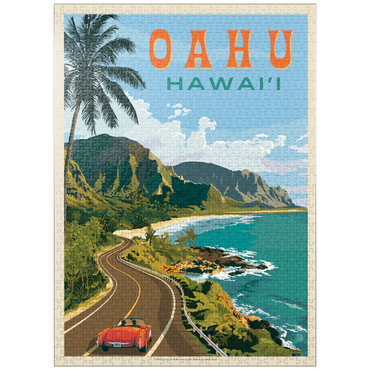 puzzleplate Hawaii: Oahu (North Shore Drive) 1000 Jigsaw Puzzle