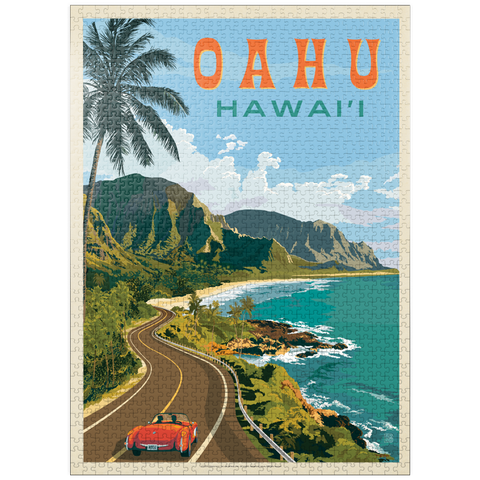 puzzleplate Hawaii: Oahu (North Shore Drive) 1000 Jigsaw Puzzle